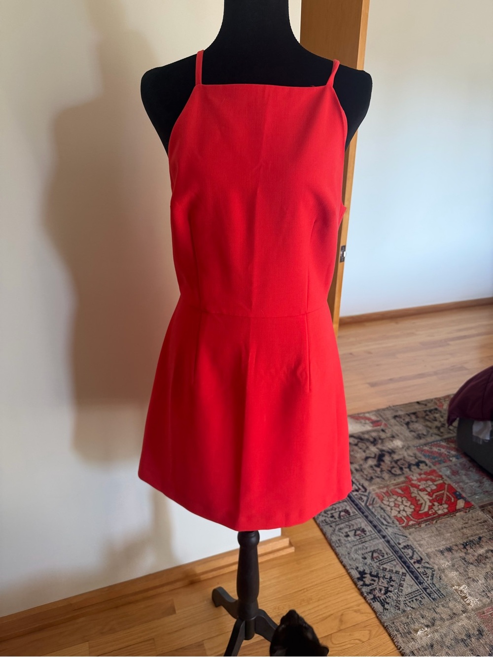 Red Sleeveless Mini Dress - Classic Women's Summer Dress